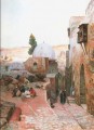 Una calle de Jerusalén Gustav Bauernfeind judío orientalista